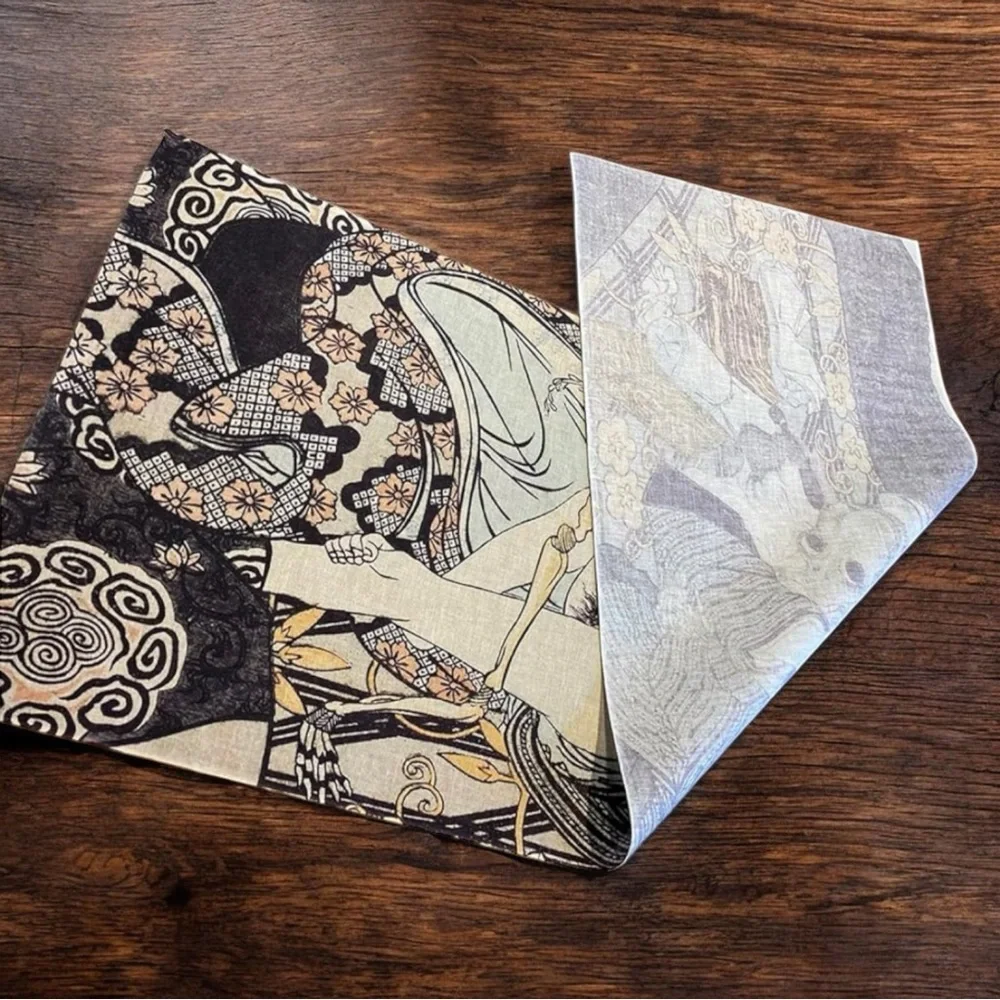 Shunga (Erotic Art) Utagawa Toyokuni 100% Cotton Hand Towel
